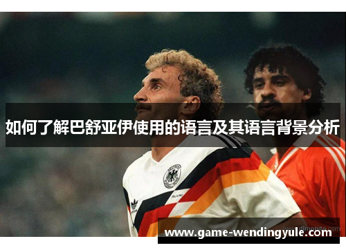 如何了解巴舒亚伊使用的语言及其语言背景分析